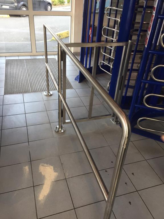 Barrière inox sur mesure