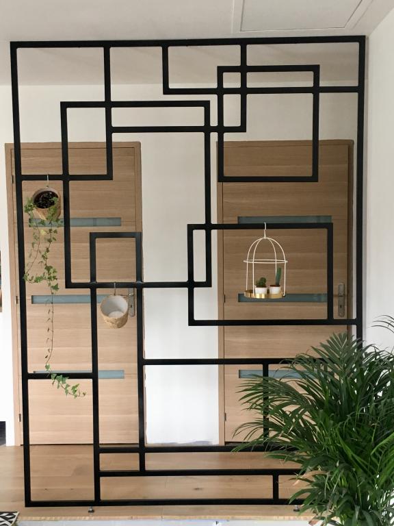 Claustra acier sur mesure