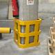 Fabrication et mise en peinture protection pilier poteau