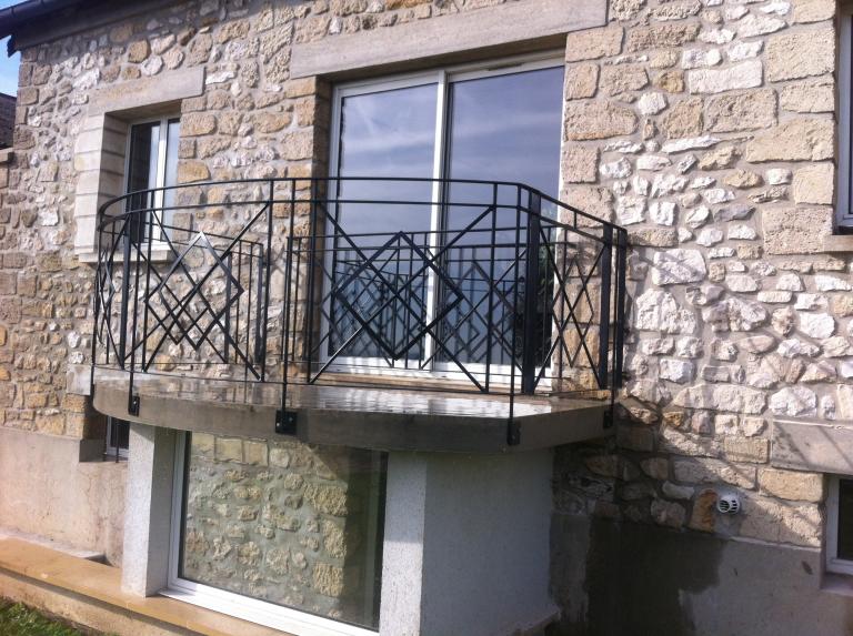 Rambarde balcon sur mesure